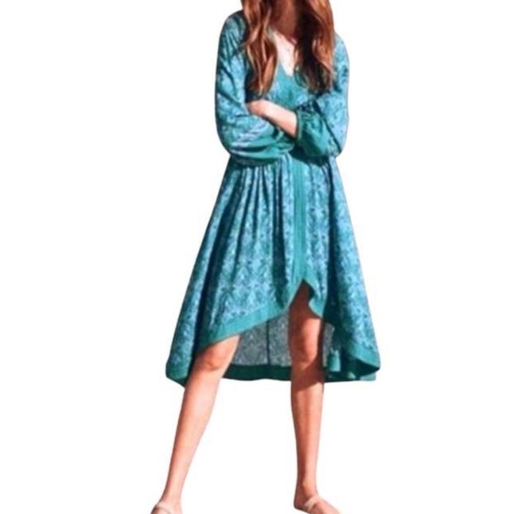 Spell  jewel soiree dress Turquoise nwt - Picture 3 of 6